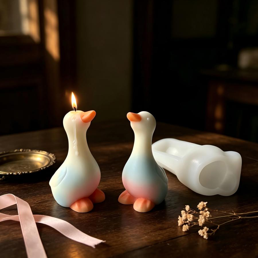 3D Printing Concrete - New 3D Duck Silicone Mold, DIY