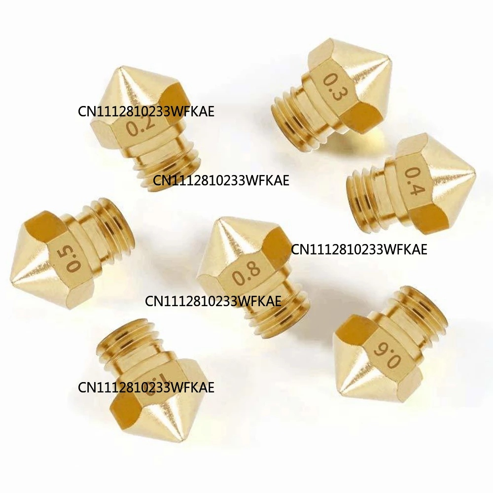 3D Printer Extruder - 5pcs MK10 M6 Extruder Nozzle 1.75mm