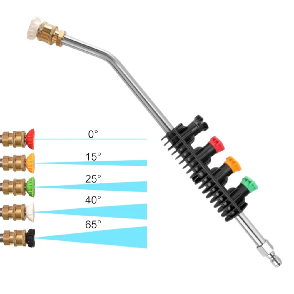 Nozzle Cleaning Kit - Pressure Washer Extension Wand 30° Curved