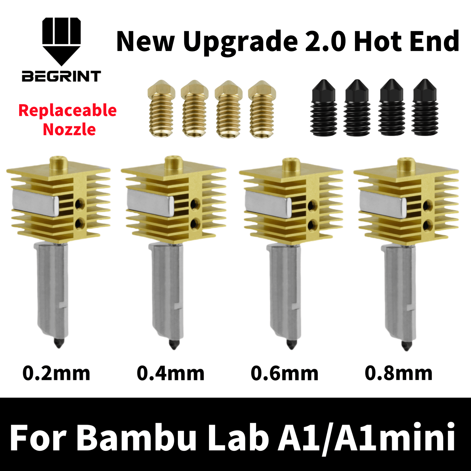3D Printing Bambu Lab A1 - NEW Hotend For Bambu Lab A1