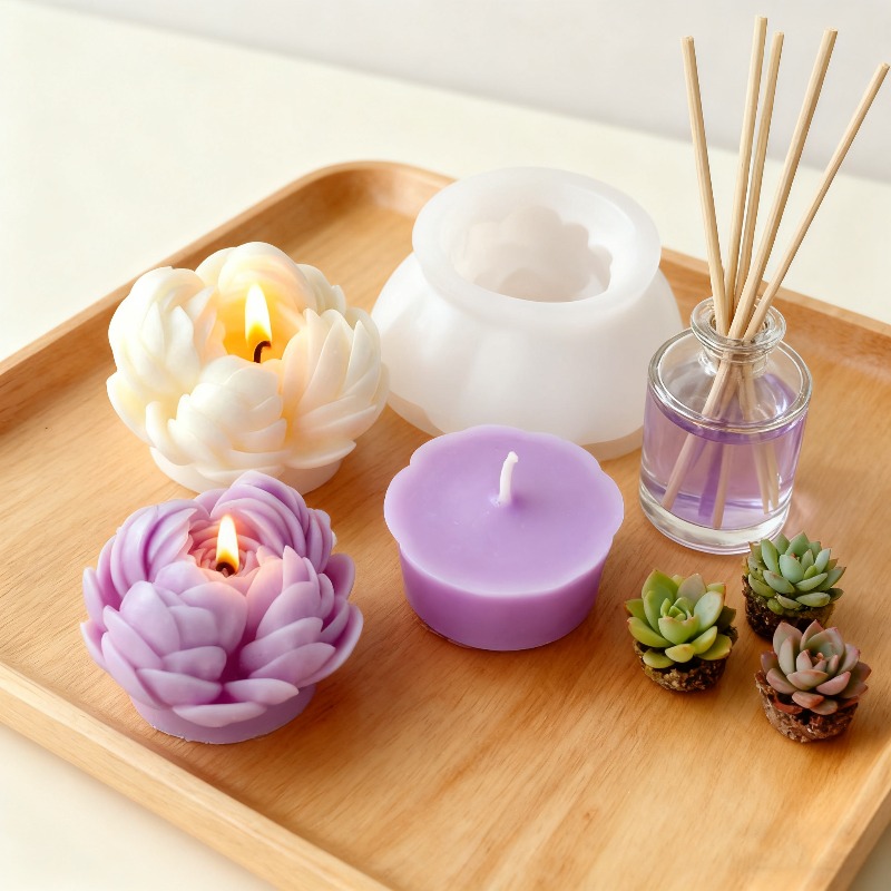 DIY Rose Flower Candle Silicon - 3D Printing Concrete review and price