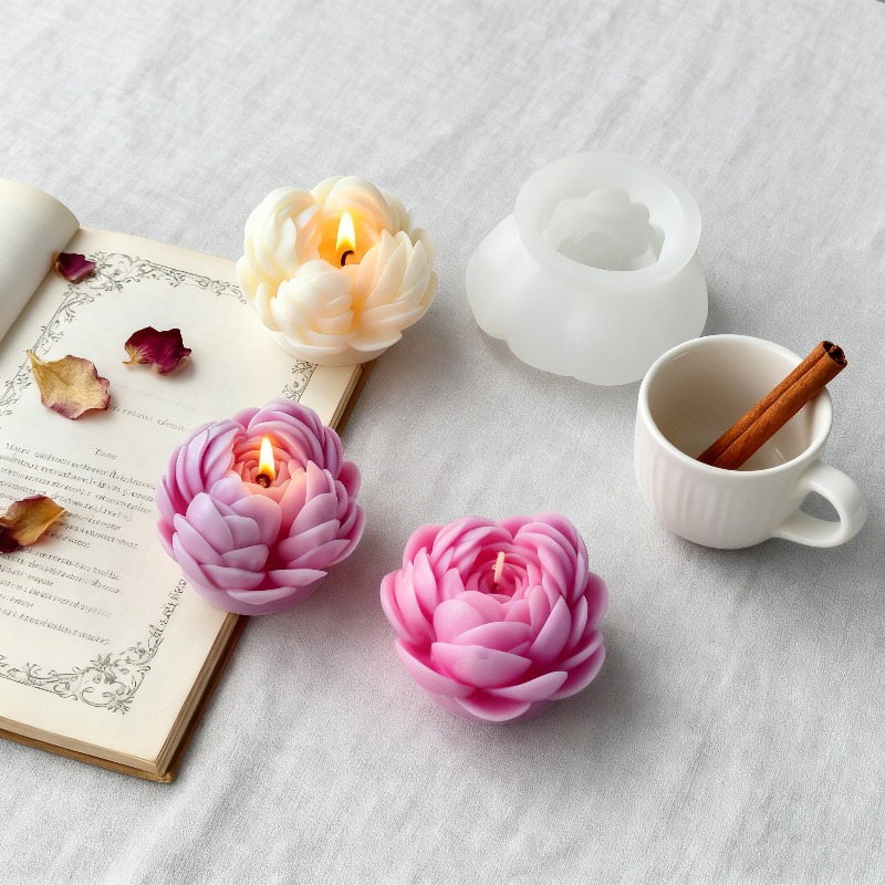 DIY Rose Flower Candle Silicon - 3D Printing Concrete review and price