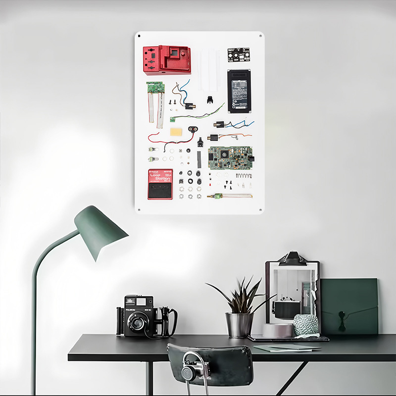 Red Loop Pedal Poster Retro 3D - 3D Printing Wall Loops review and price