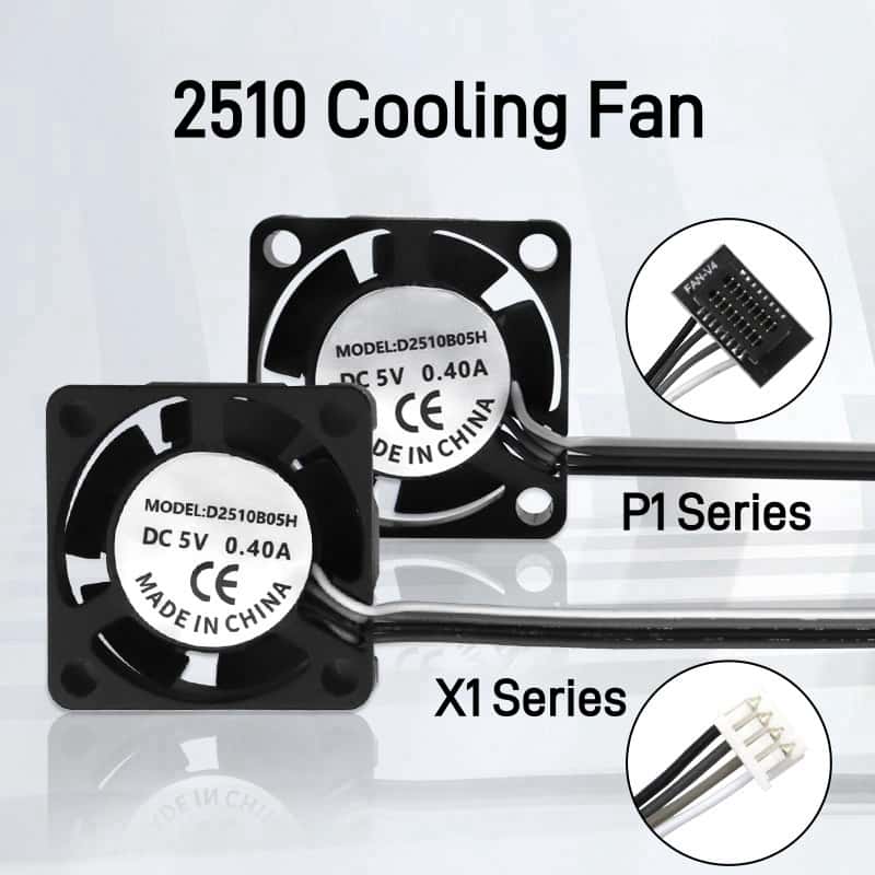 2510 Fan for Bambu Lab X1/P1 H - 3D Printing Bambu Lab A1 review and price