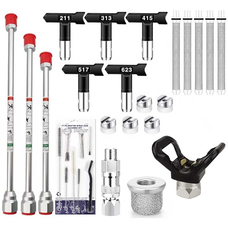 17 Pcs Airless Paint Sprayer G - Nozzle Cleaning Kit review and price