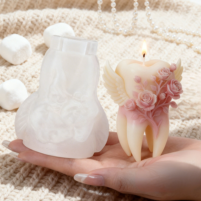 Wings Tooth Candle Silicone Mo - 3D Printing Concrete review and price