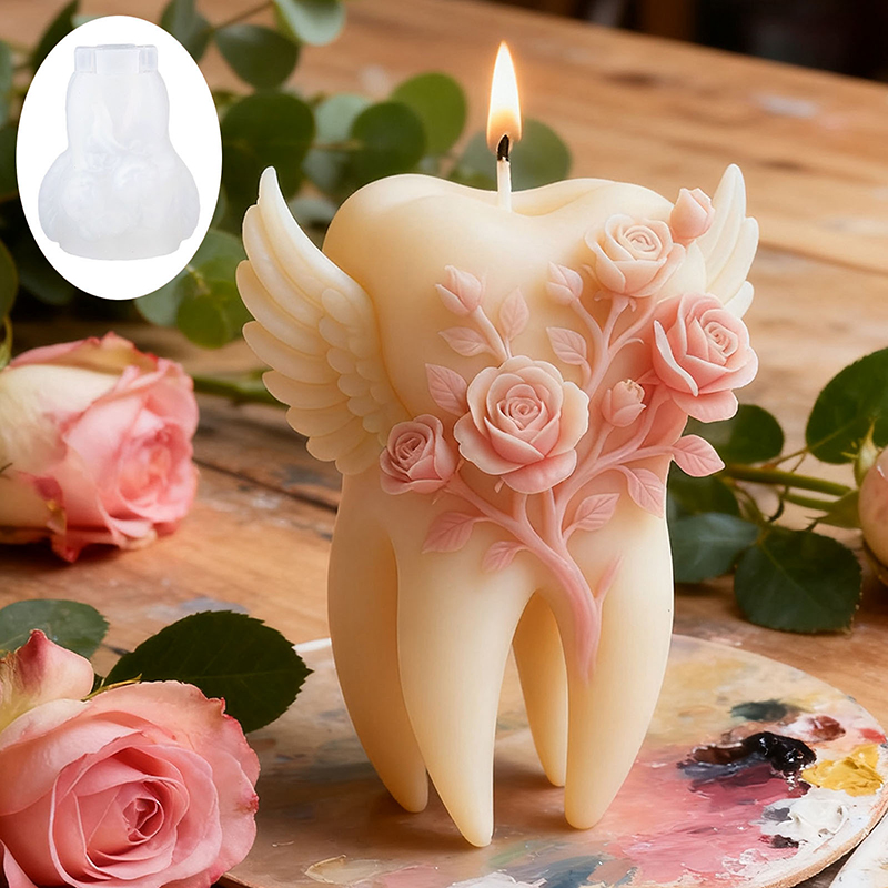 Wings Tooth Candle Silicone Mo - 3D Printing Concrete review and price