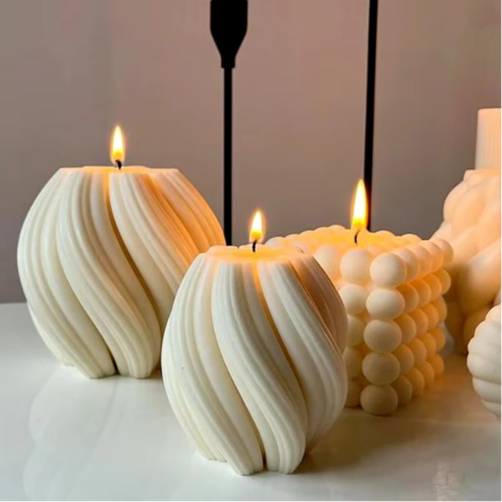 3D Rotating Pillar Candle Sili - 3D Printing Concrete review and price