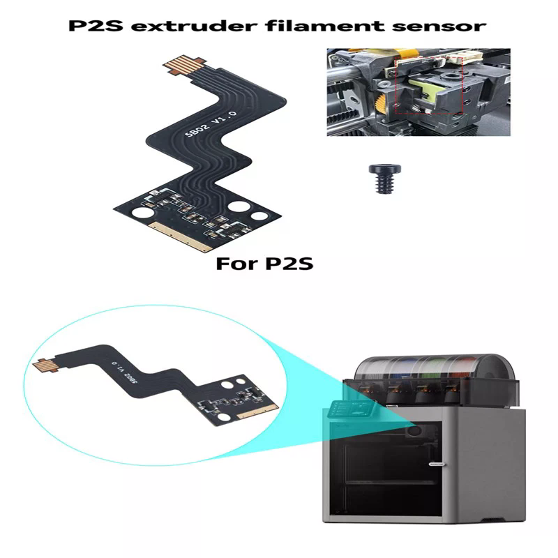 1PCS For Bambu Lab P2S Extrude - 3D Printer Extruder review and price