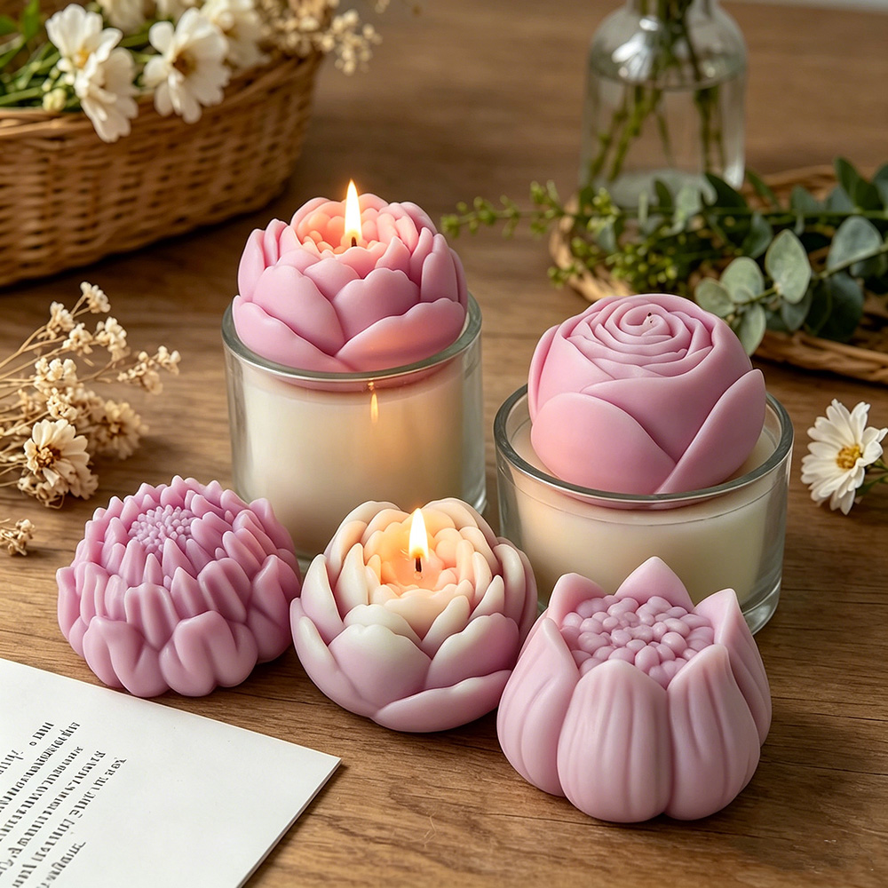 3D Flower Silicone Mold Peony  - 3D Printing Concrete review and price