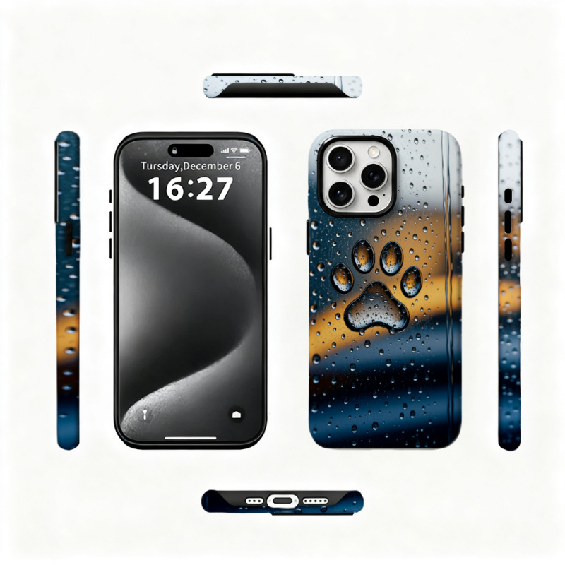 2 in 1 Paw Print Phone Case Fo - 3D Printing Quote review and price