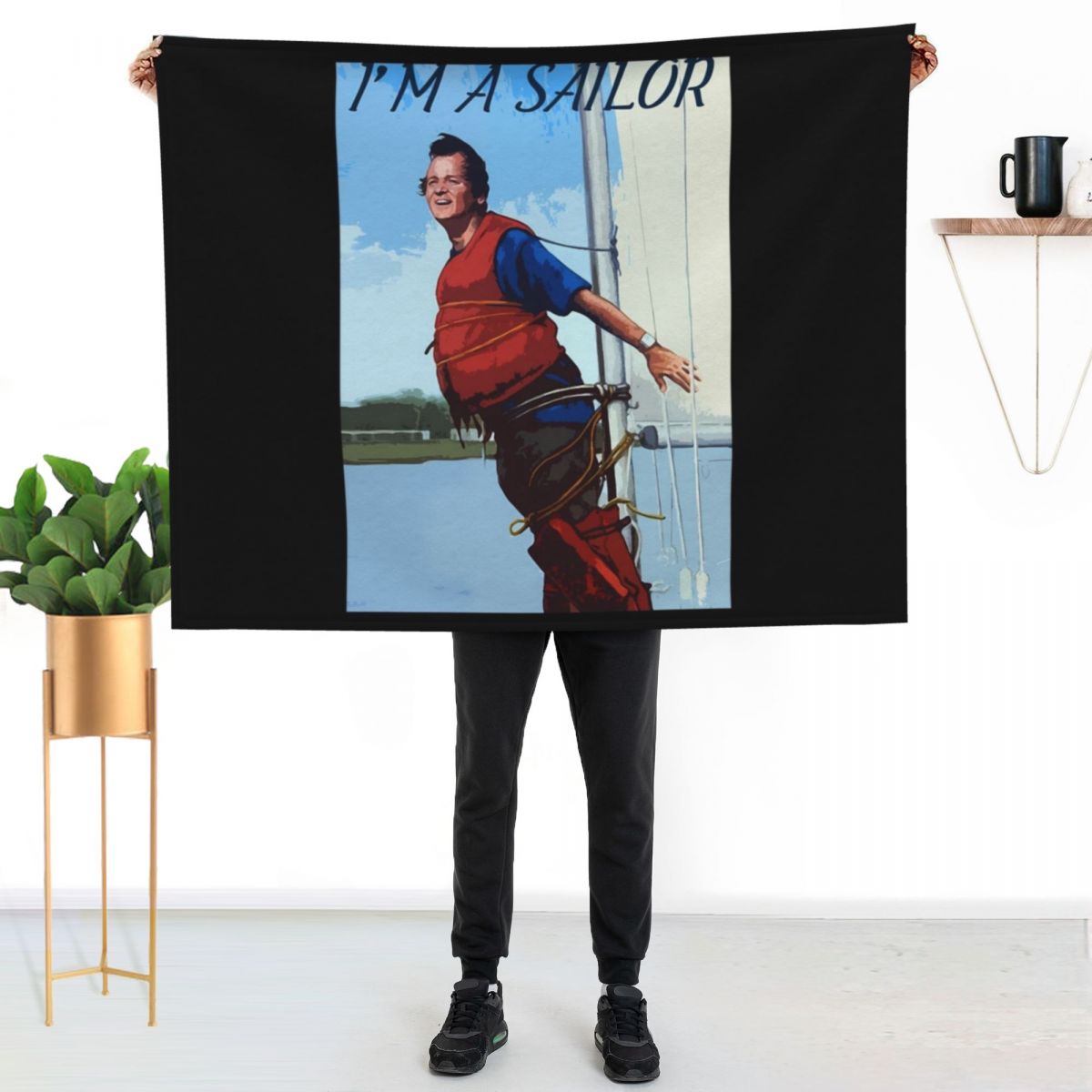 Im A Sailor Bob Quote \t Throw - 3D Printing Quote review and price