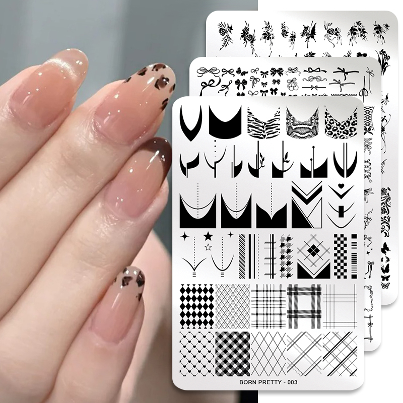 BORN PRETTY Leaves Flower Nail - 3D Printing Stainless Steel review and price
