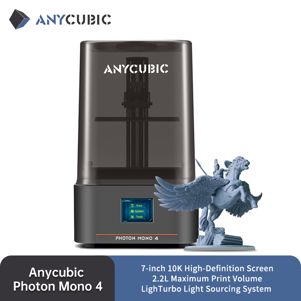ANYCUBIC Photon Mono 4 AE Vers - 3D Printing Uv Resin review and price
