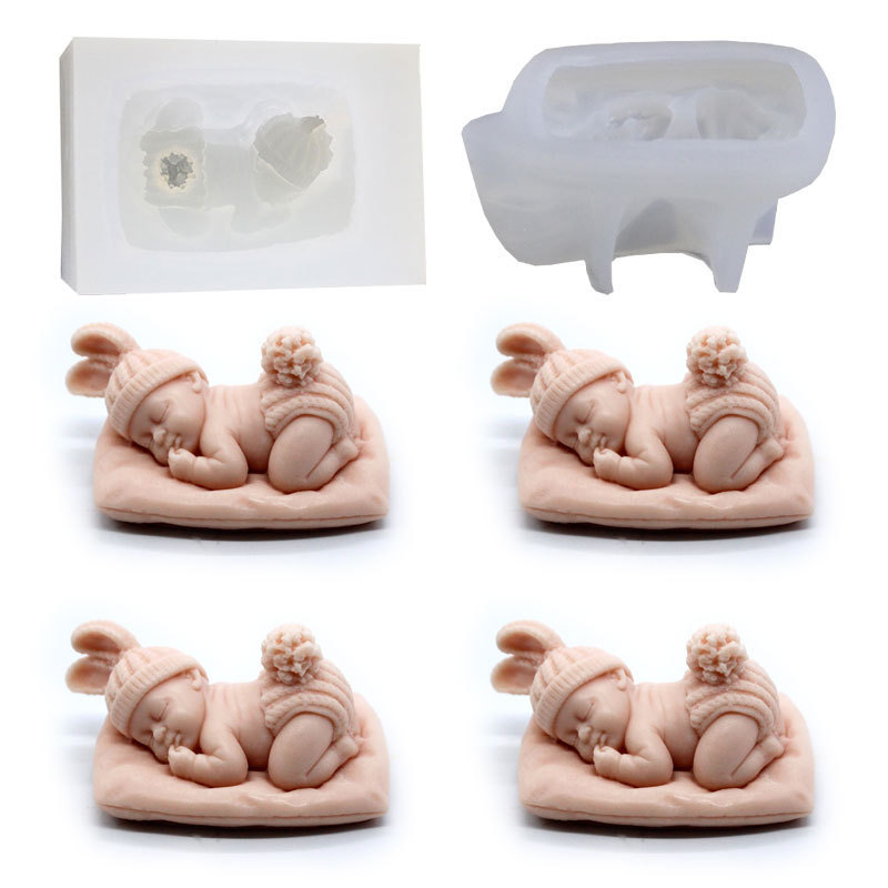 Sleeping Baby Candle Silicone  - 3D Printing Concrete review and price
