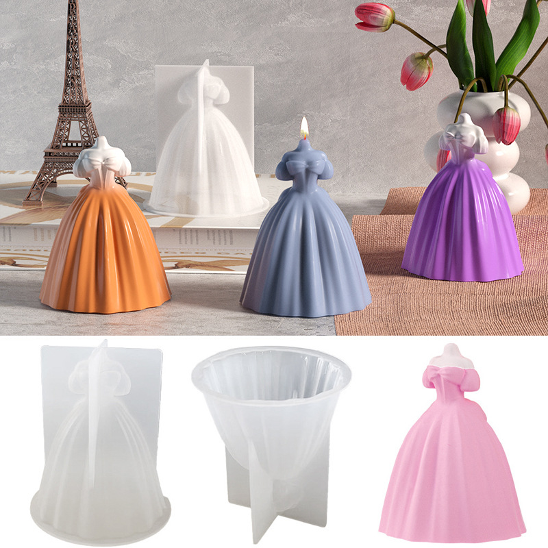 Bride Silicone Candle Mold 3D  - 3D Printing Concrete review and price