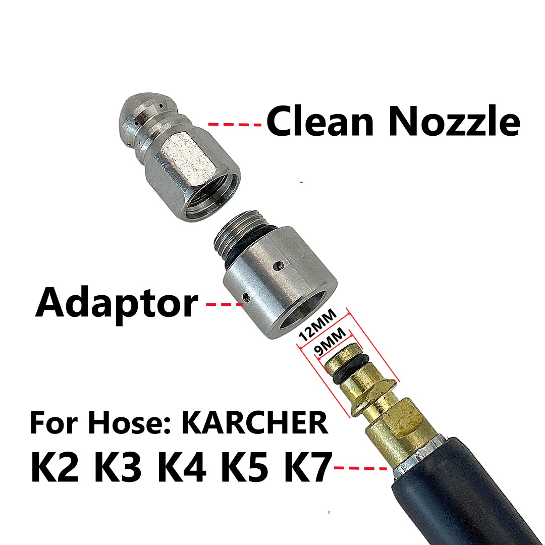 High Pressure Washer Hose Drai - Nozzle Cleaning Kit review and price