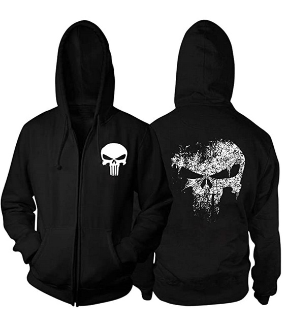 3D Printed Punisher Zip-up Hoo - 3D Printing Kit review and price