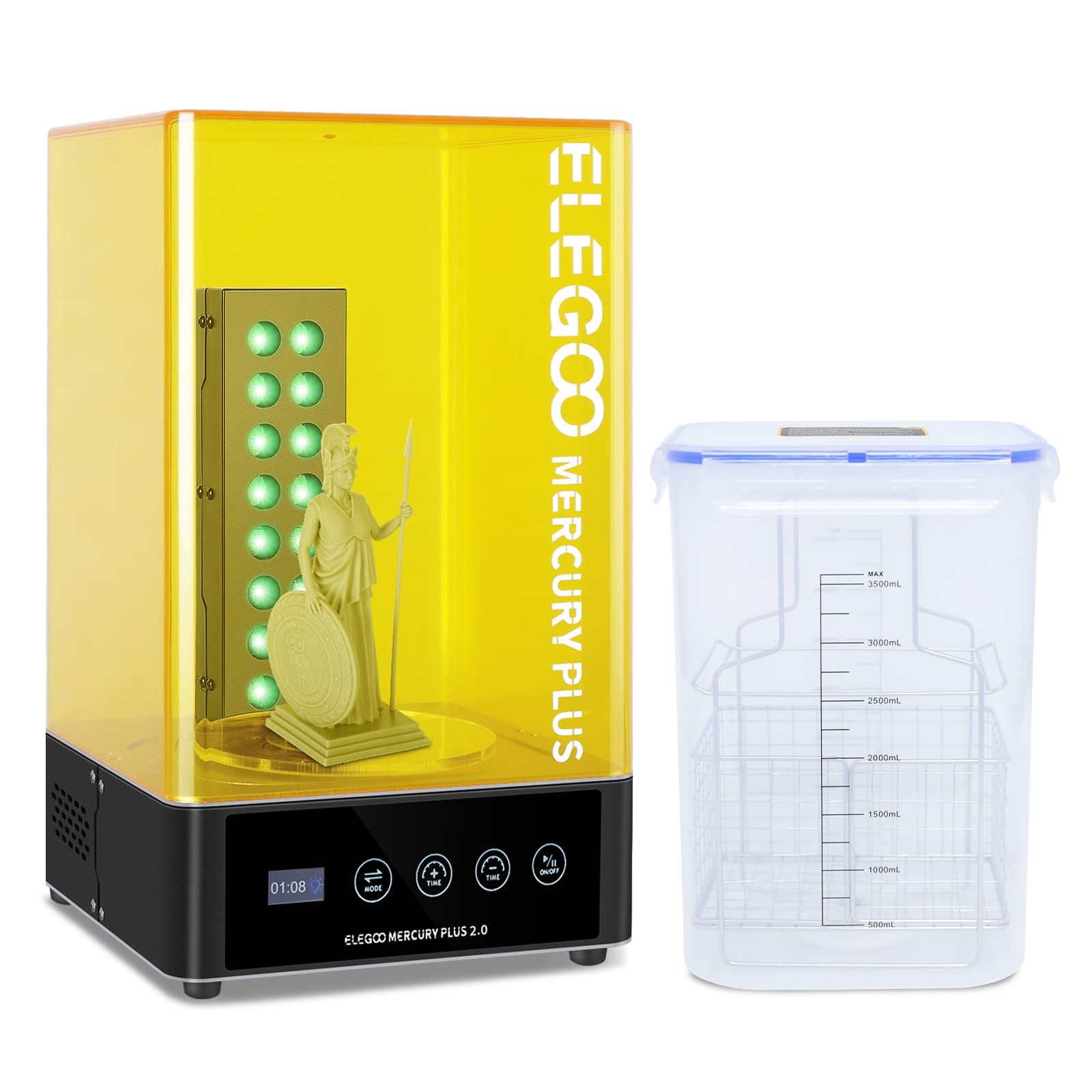 ELEGOO   Plus 2.0 Wash and Cur - 3D Printing Model Free review and price