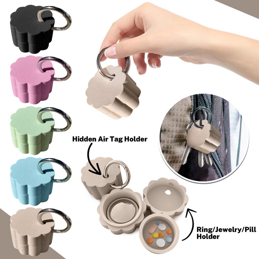 Keychain Pill Box Waterproof C - 3D Printing Stainless Steel review and price