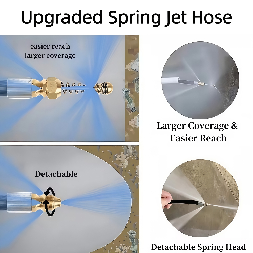 5~50m Pressure Washer Sewer Je - Nozzle Cleaning Kit review and price