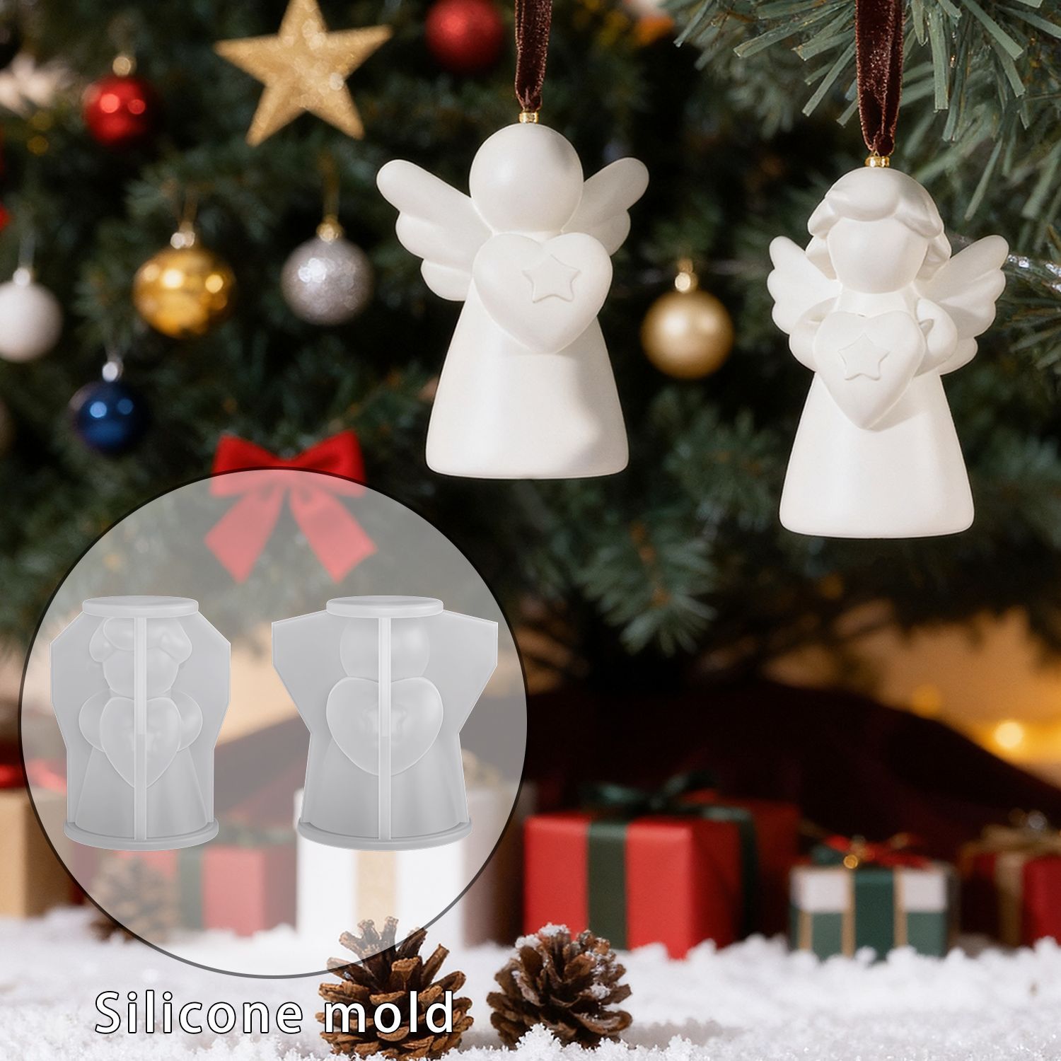 3D Wings Cute Angel Statue Dec - 3D Printing Concrete review and price