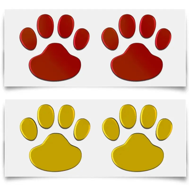1/4Pairs 3D Stickers Paw Anima - 3D Printing Quote review and price