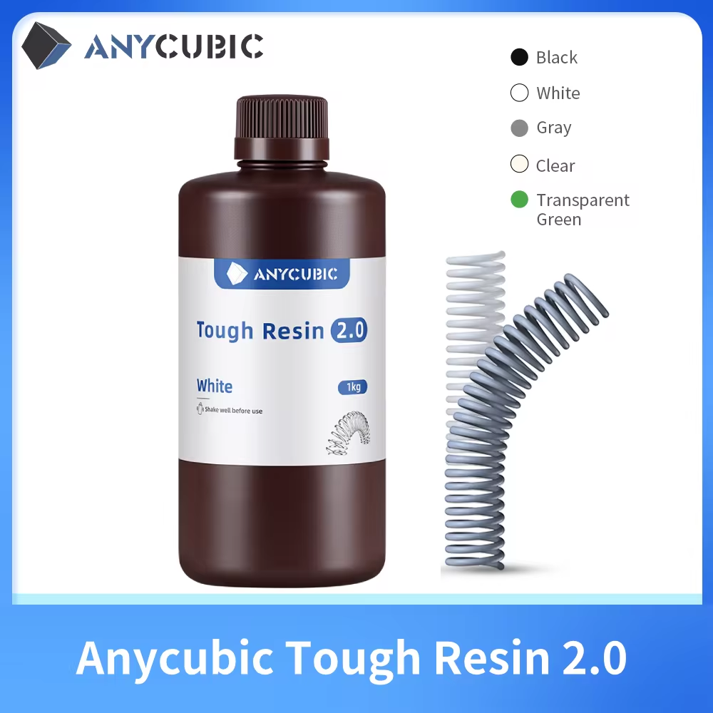Anycubic Flexible Tough Resin  - 3D Printing Uv Resin review and price