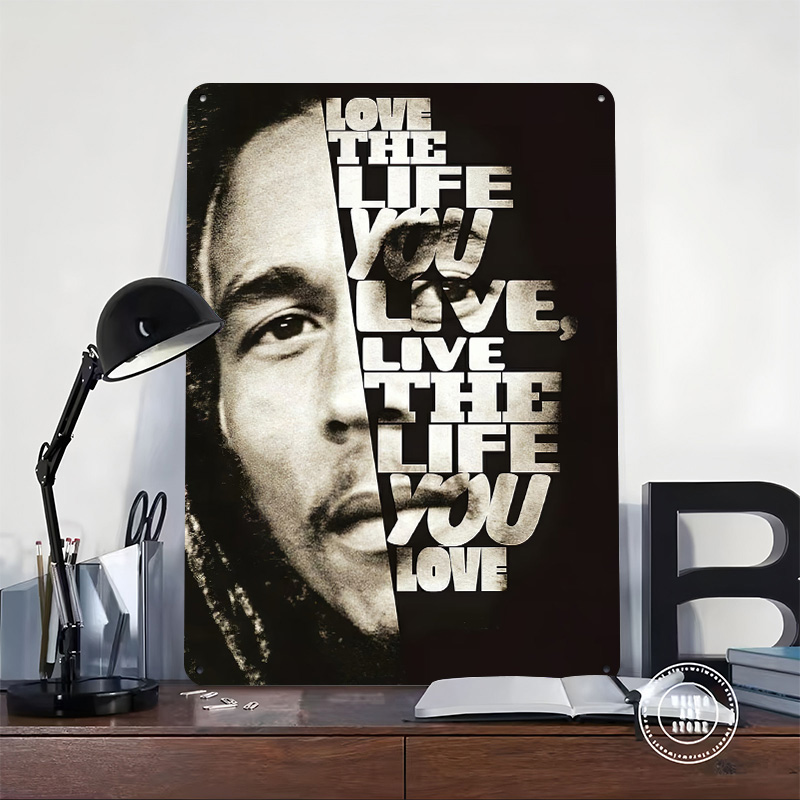 Bob Marley Quote Poster Retro  - 3D Printing Quote review and price