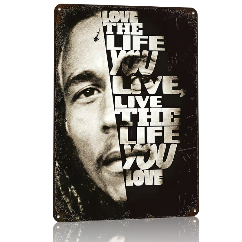 Bob Marley Quote Poster Retro  - 3D Printing Quote review and price