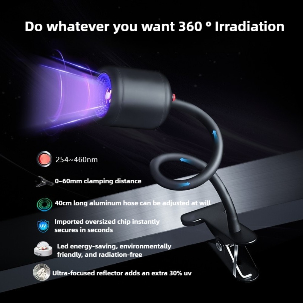 Handheld Clamp UV Curing Lamp  - 3D Printing Uv Resin review and price