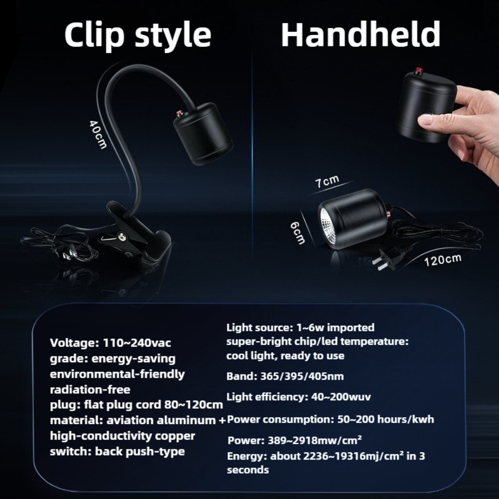 Handheld Clamp UV Curing Lamp  - 3D Printing Uv Resin review and price